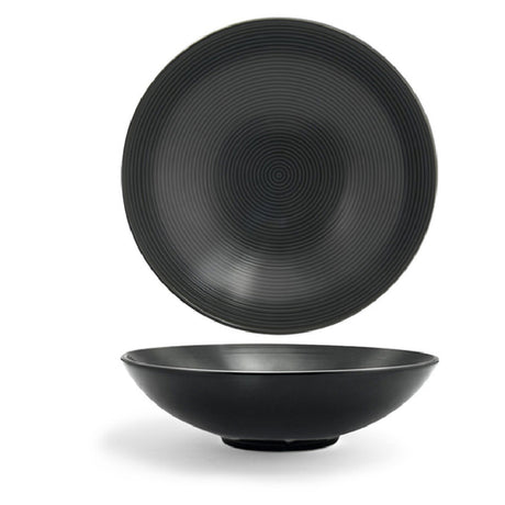 FOH DBO030BKP22 Spiral® Bowl 6 Cups (48 Oz.) 10" Dia. X 3"