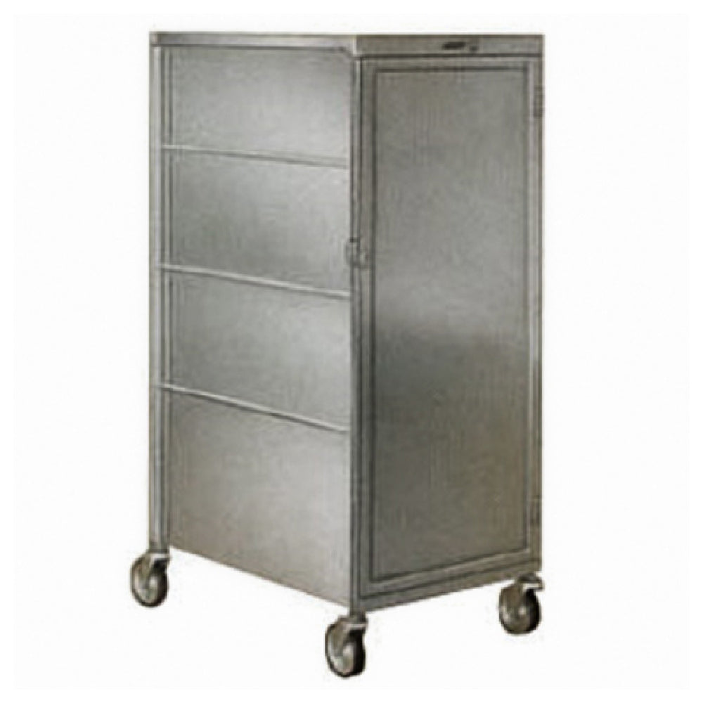 Lakeside 842 Tray Delivery Cart Enclosed-type Single Door