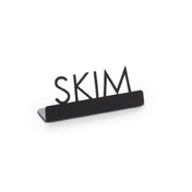 American Metalcraft SBSK3 - Laser Cut Sign, 0.875"W X 3"D X 1.25"H, Black (144 Each Per Case)