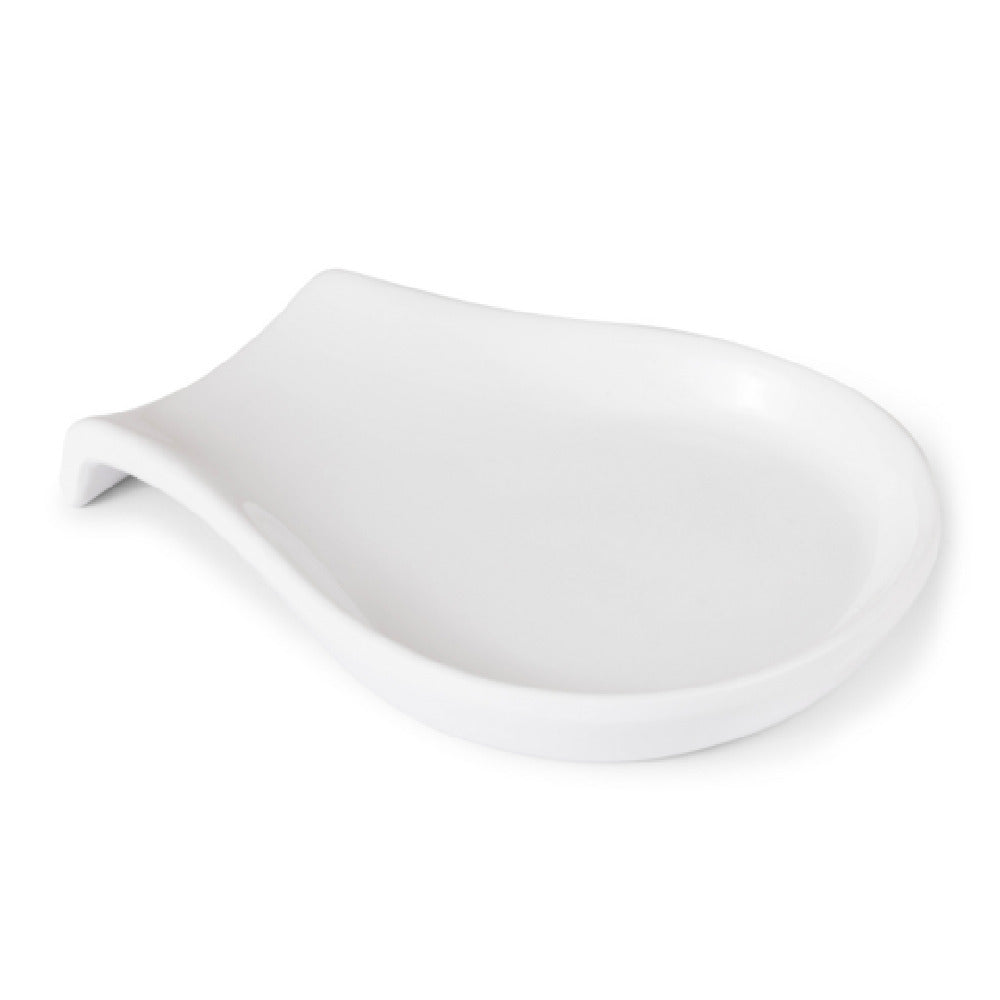 Bon Chef 53630WHITE Spoon Rest 5.5" Melamine