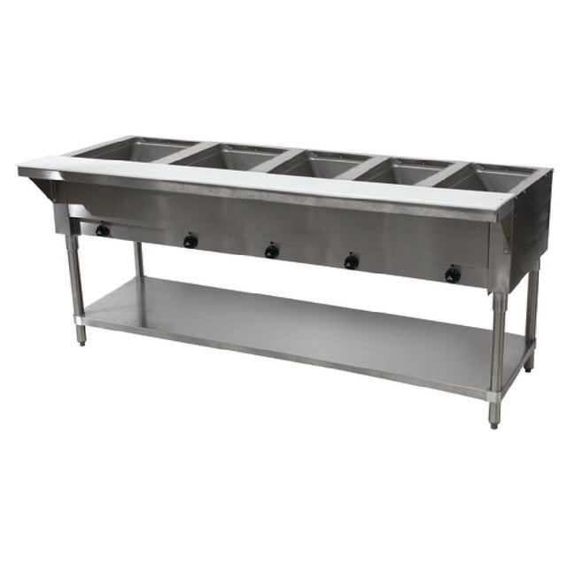 Advance Tabco SW-5E-240-X Hot Food Table Electric 77-3/4"W X 30-5/8"D X 34-1/8"H