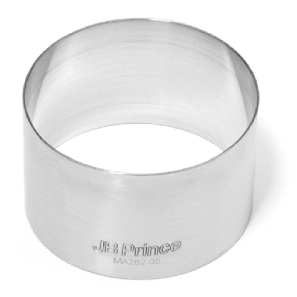 JB Prince MA282 08 JB Price Seamless Ring 3-1/10" Dia. X 1-9/10"H Round