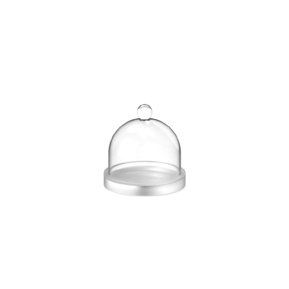 Revol 661515 MEALPLAK BUTTER DISH WITH GLASS DOME Nacryl White