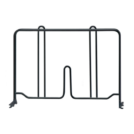 Quantum DIV12BK Wire Shelf Divider 12"D X 8"H Black Epoxy Antimicrobial Finish