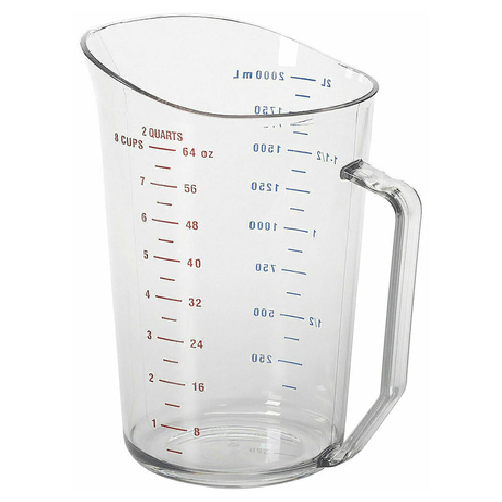 Cambro 200MCCW135 Camwear® Measuring Cup 2 Qt. Molded Handle