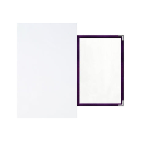 Risch SEWNAAP 5.5X8.5/8.5X14-NYLON Sewn Nylon Add-A-Page (specify Color) 5-1/2" X 8-1/2" Insert For 8-1/2" X 14" Menu