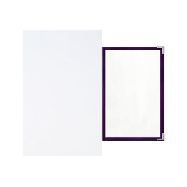 Risch SEWNAAP 5.5X8.5/8.5X14-NYLON Sewn Nylon Add-A-Page (specify Color) 5-1/2" X 8-1/2" Insert For 8-1/2" X 14" Menu