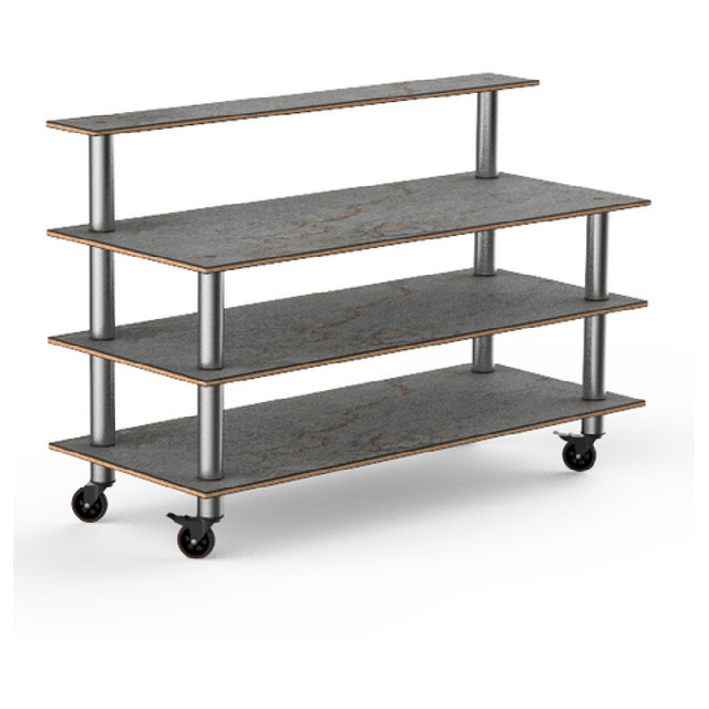 Steelite MGCMLB13GSXW Mogogo Buffet Solutions Modular Classic Plus 3-tier 71" X 29-1/2" X 47-1/2"H