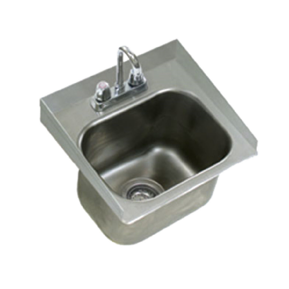 Eagle SRU14-10-5-1-1X Self-Rimming Drop-In Sink One Compartment 14" Wide X 10" Front-to-back X 5" Deep Bowls