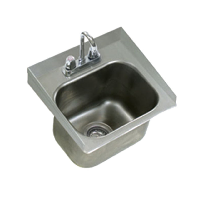 Eagle SR14-12-9.5-1 Self-Rimming Drop-In Sink One Compartment 14" Wide X 12" Front-to-back X 9-1/2" Deep Bowl