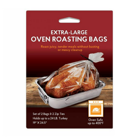 Harold Import Co. 22180 HIC Kitchen Oven Roasting Bag 19" X 24.5" Large-capacity Bags Hold Up To A 24-pound Turkey