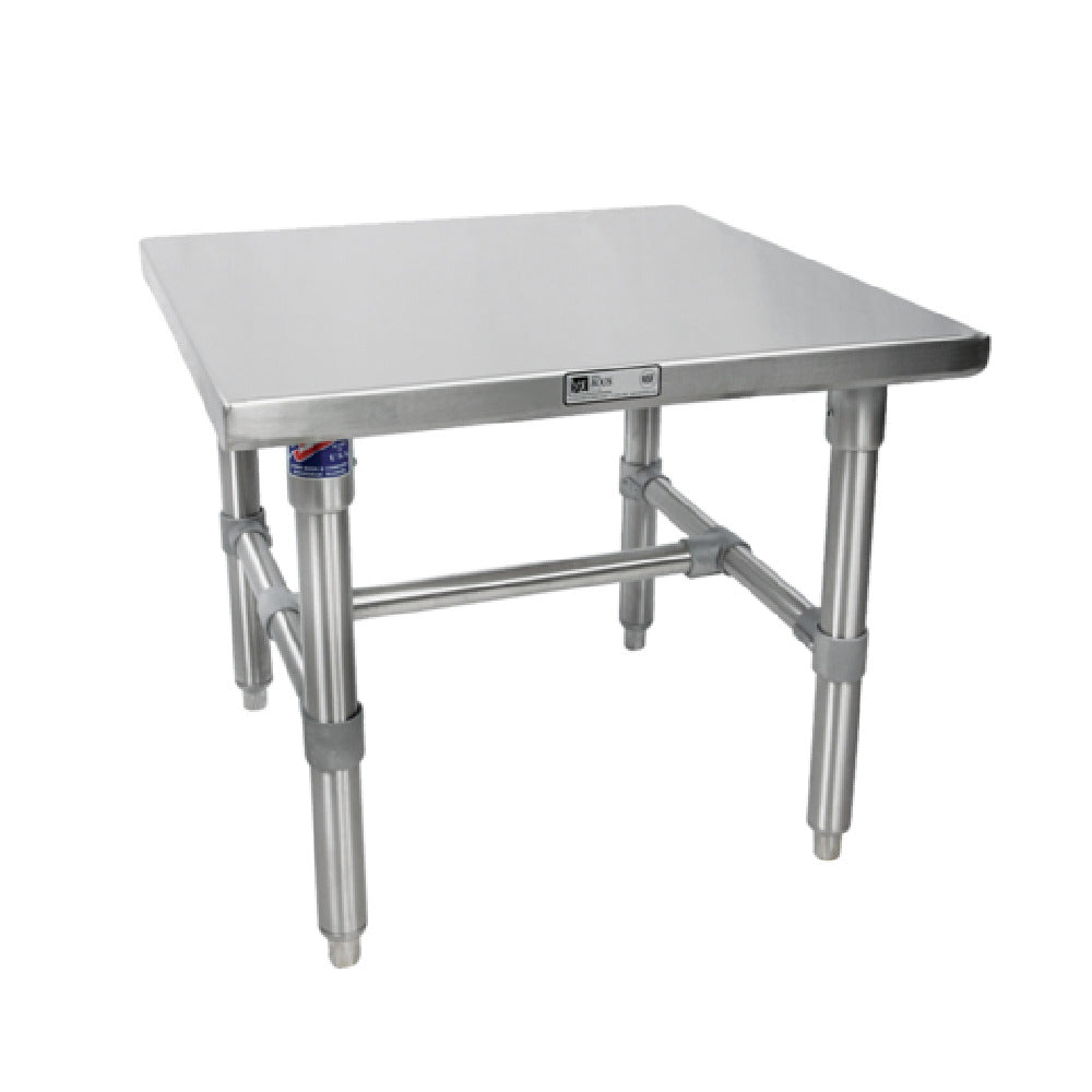 John Boos S16MS02 Machine Stand 24" W X 24" L X 20" H 16/300 Stainless Steel Top