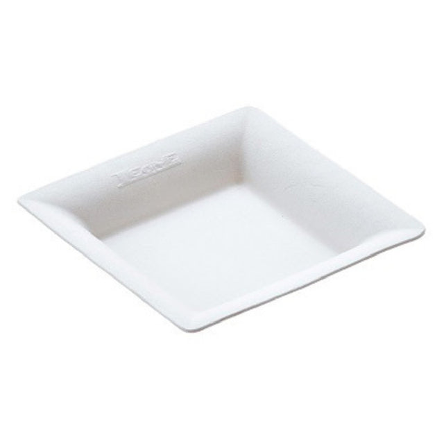 Tableware Solutions USA Q2035 Disposable Finger Food Plate 2-5/9" X 2-5/9" (6.5 X 6.5 Cm)