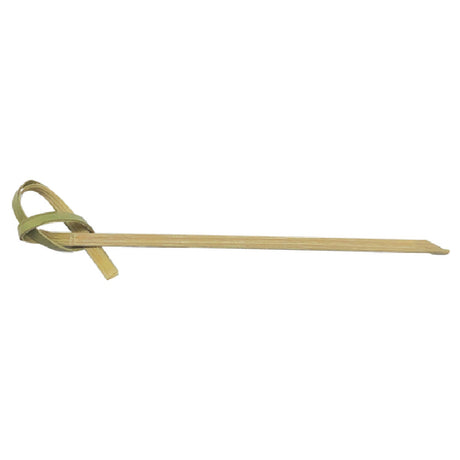 Winco PK-KT3 Bamboo Picks 3"L Knotted Top