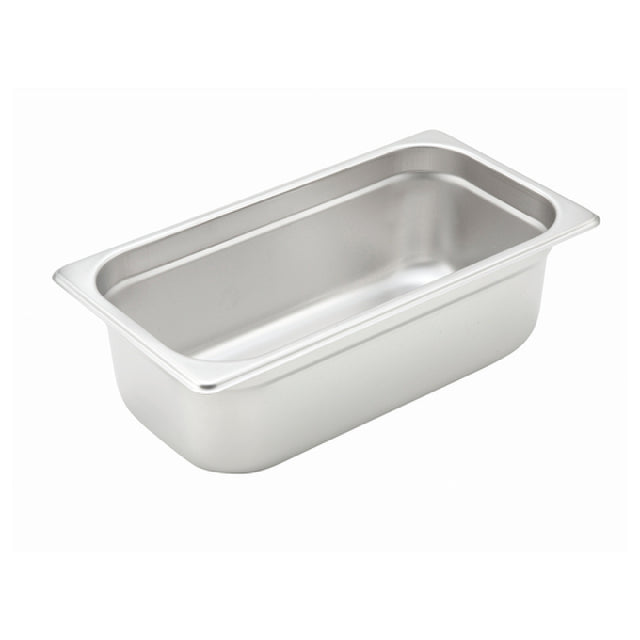 Winco SPJH-304 Steam Table Pan 1/3 Size 6-7/8" X 12-3/4" X 4" Deep