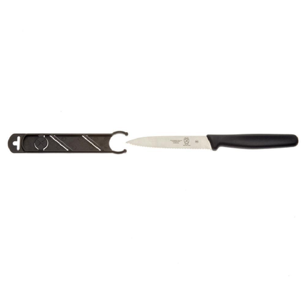 Mercer Culinary M33931B Bar Knife 4" Wavy Edge