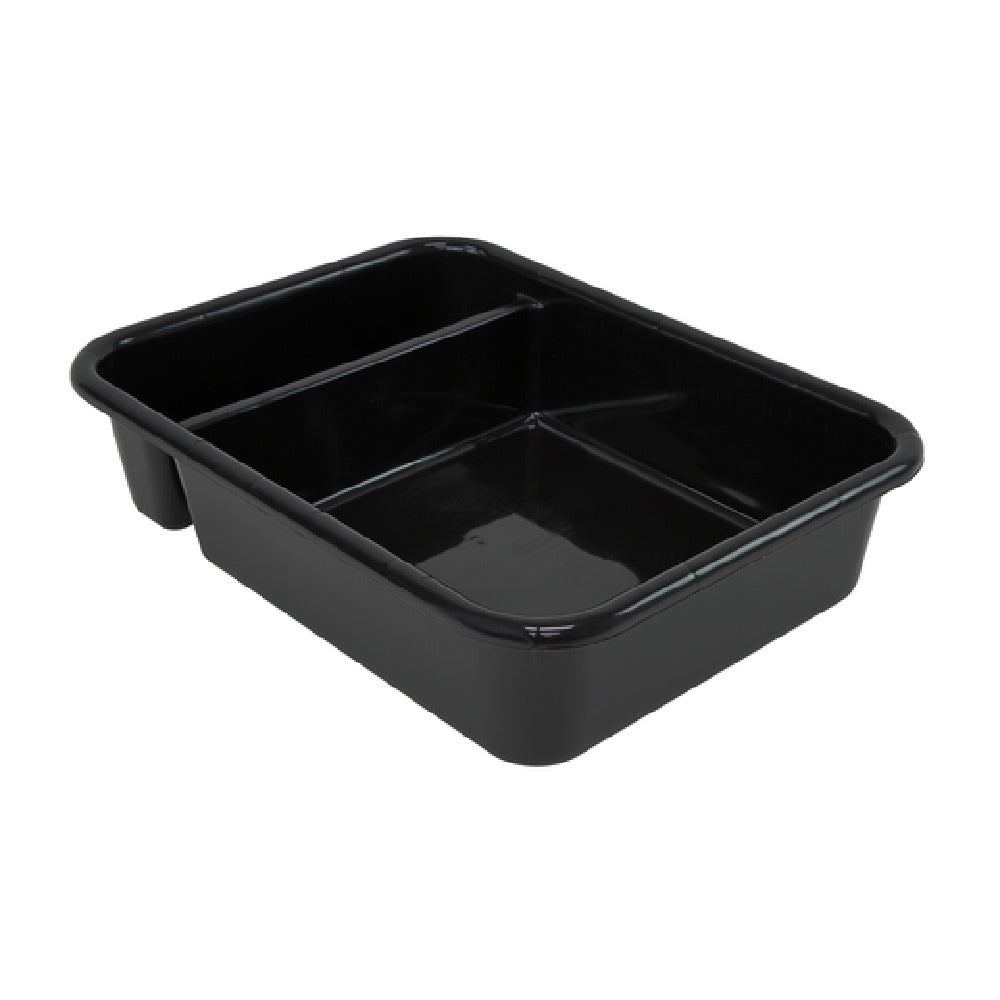 Quantum FSB-21165CS_BROWN - Bussing Tub, 15"W X 20"L X 5"H, (2) Compartment