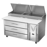Victory VPPD60HC-3 - Pizza Prep Table, Powered By V-Core™, One-section