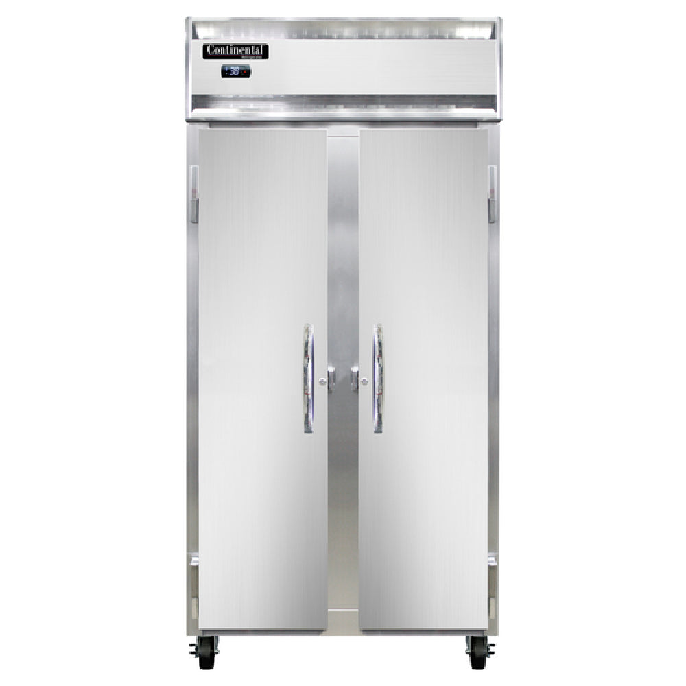 Continental Refrigerator 2RSEN Slim Line Refrigerator Reach-in 36-1/4"W