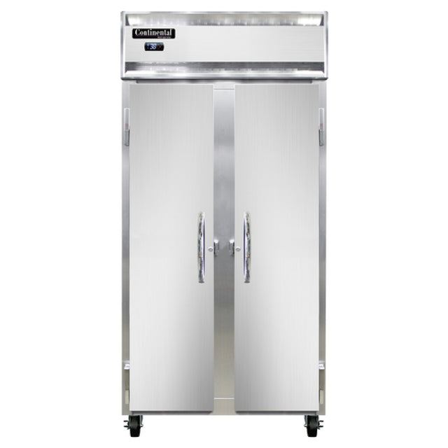 Continental Refrigerator 2RSEN Slim Line Refrigerator Reach-in 36-1/4"W