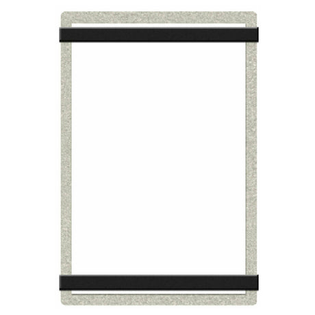 Menu Solutions ALSIN46-RB Menu Board Holds 4" X 6" Insert Single Panel