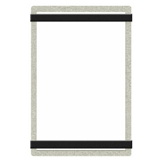 Menu Solutions ALSIN46-RB Menu Board Holds 4" X 6" Insert Single Panel