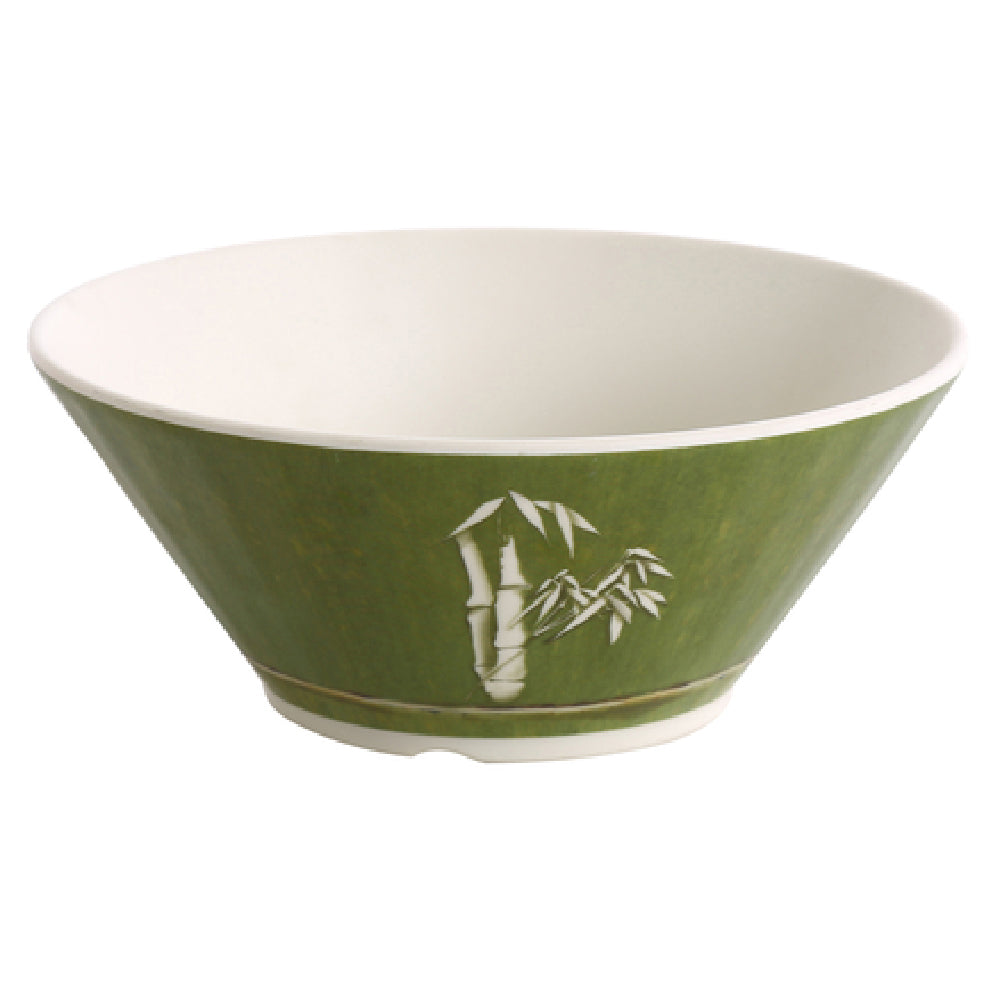 Yanco BA-507 Bamboo Style Salad Bowl 32 Oz. 7" Dia.