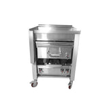 Connerton Cooking A-4F-24_NAT Griddle/Overfire Broiler Combination Floor Model Gas