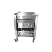 Connerton Cooking A-4F-24_LP Griddle/Overfire Broiler Combination Floor Model Gas