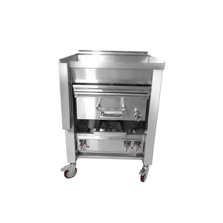 Connerton Cooking A-4F-24_LP Griddle/Overfire Broiler Combination Floor Model Gas