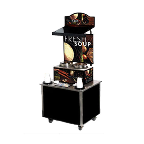 Vollrath 3702802 Cayenne® Soup Kiosk-free Standing Merchandiser With Tuscan Graphics