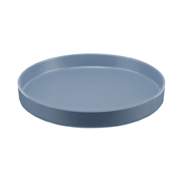 Cal Mil 22017-12-111 Stone Blue Melamine Plate 12" Dia X 1.5" H Dishwasher Safe(available In 8 Colors) (per Case=6)