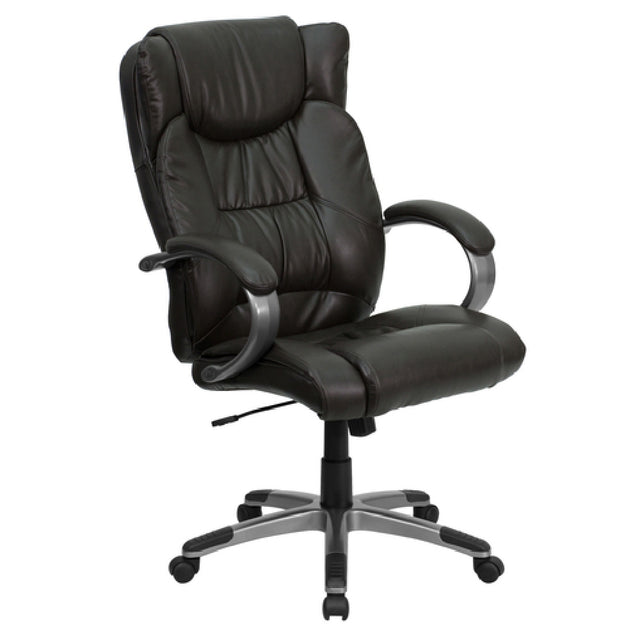 Flash Furniture BT-9088-BRN-GG Executive Swivel Office Chair 44-1/2" To 48-1/4" Adjustable Height