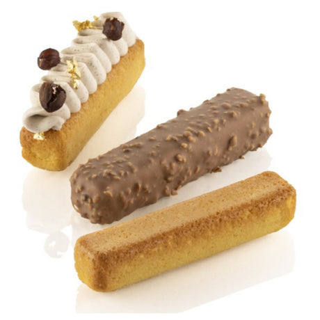 JB Prince MA319 STRIPE ÉCLAIR Mold (28) Forms Temperature Range: -40 ° C To + 230 ° C