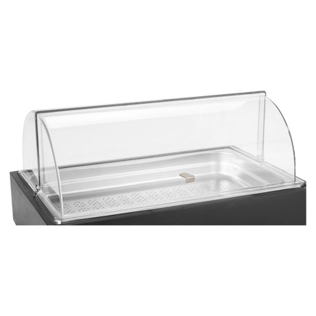 Vollrath V904300 Cubic Full Size Acrylic Roll Top Lid 22-7⁄16"W X 14-9⁄16"D X 6-7/8"H