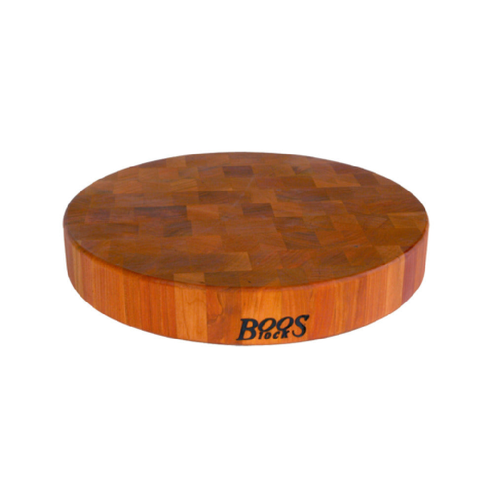 John Boos CHY-CCB143-S Chinese Chopping Block 14"W X 14"D X 3" Thick End Grain Construction