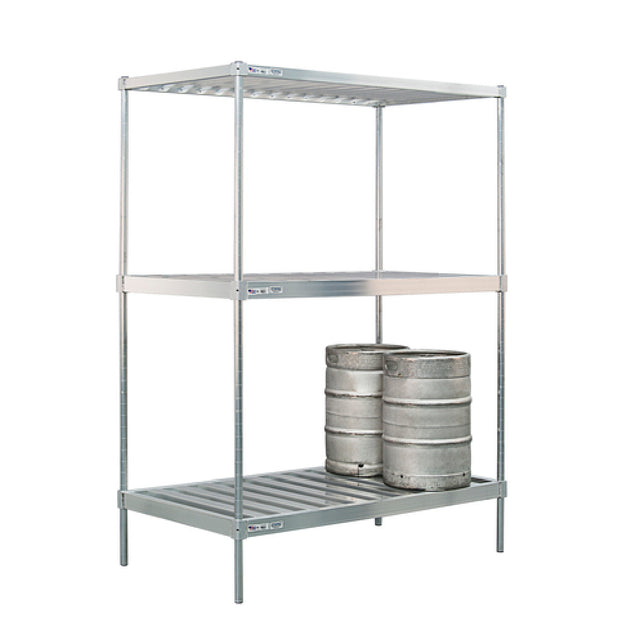 New Age Industrial 51173 Keg Rack 80"W X 34"D Double Deep