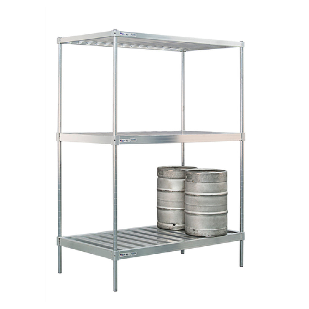 New Age Industrial 51170 Keg Rack 54"W X 34"D Double Deep