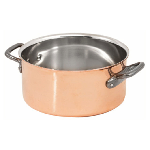 Matfer 367020 Bourgeat Casserole Pan 3-1/2 Quarts 7-7/8" Dia. X 4-1/8"H