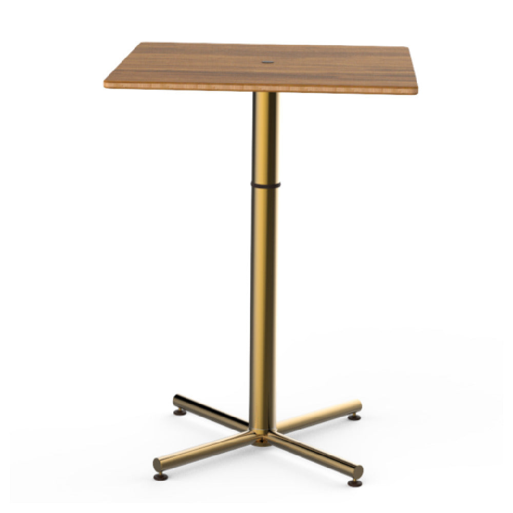 Steelite MGCPBS01BBXX - Square Bar Table, 30.0" X 30.0" X 42.0", Polo