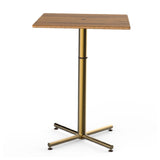 Steelite MGCPBS01BBXX - Square Bar Table, 30.0" X 30.0" X 42.0", Polo