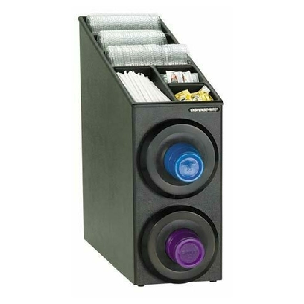 Dispense Rite SLR-SL-2BT Cup Dispensing Cabinet 22-1/4"H X 8-1/2"W X 24"D Interchangeable Gasket