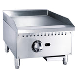 Admiral Craft BDECTG-16/NG Black Diamond Gas Griddle Countertop 16"W X 22-3/4"D