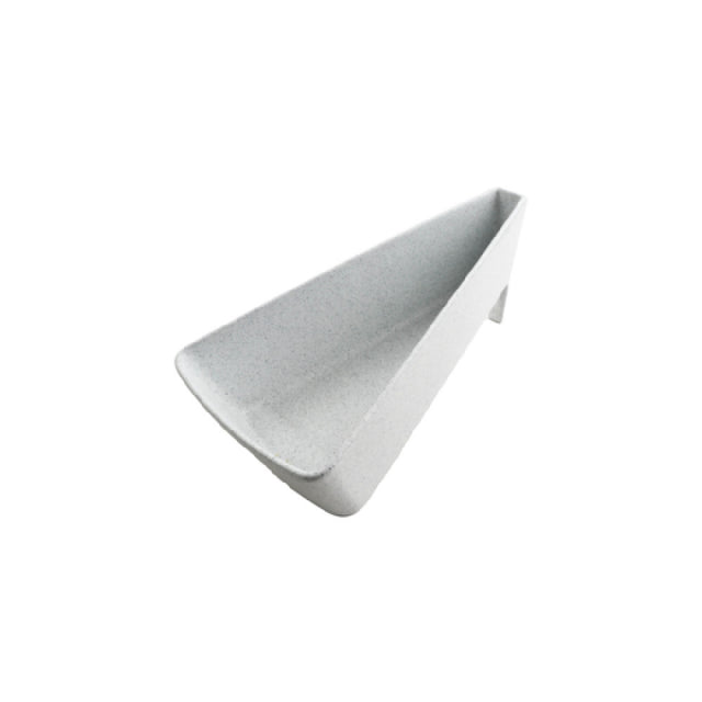 GET Enterprises SW001MW Bugambilia Slanted Wedge Half Size- Half Size 18.72" X 10.39" X 8.5" Color Marble White IHG