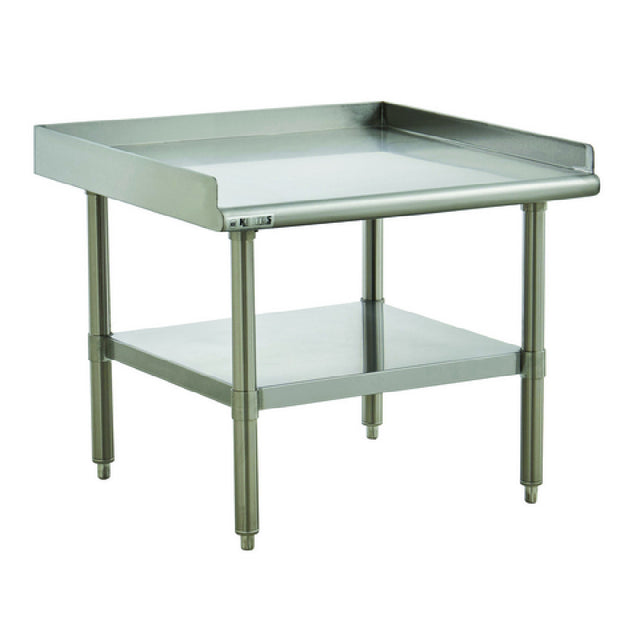 Hubert 150491 - Kratos® Equipment Stand, 36"W X 30"D X 26"H, 16-gauge 304 Stainless Steel Top With 2" Turn-up On Sides