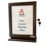 Alpine Industries ADI632 Suggestion Box With Sign Holder 10-1/2" X 14"H Lock & Key