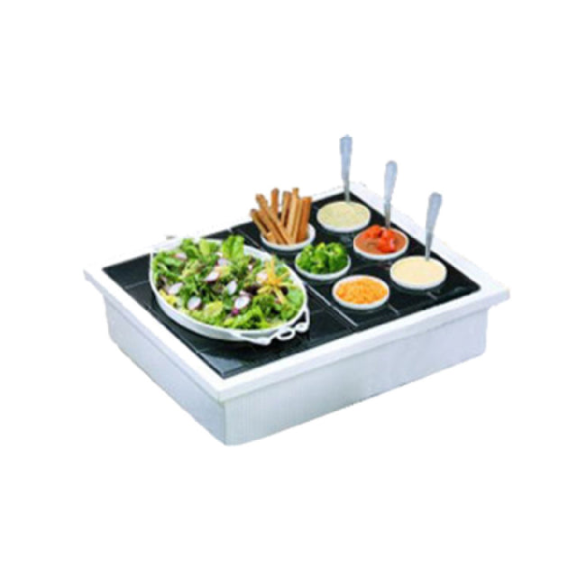 Bon Chef 9696BLK Ice Station 29-3/4" X 24-1/2" X 8-1/2" (outside Dimensions) Double