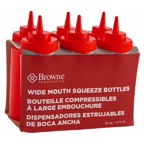 Browne Foodservice 57801705 Squeeze Bottle 16 Oz. Wide Mouth