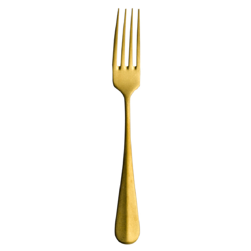 Arc Cardinal MB260 Sola Baguette Gold Salad/Dessert Fork (L:7.325'' X W:2.1'') 18/10 Stainless Steel