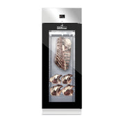Invacus MEAT 700 Meatico Dry Aging Cabinet (1) Triple Pane Black Framed Glass Door
